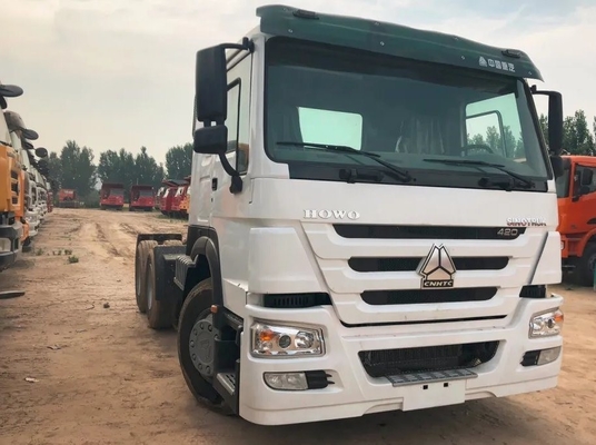 Sinotruk Usado y Tractor Truck Remolque 6*4 con tipo de transmisión manual