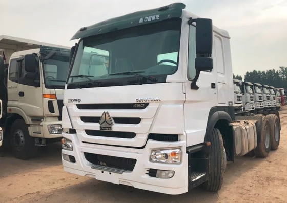 Sinotruk Usado y Tractor Truck Remolque 6*4 con tipo de transmisión manual
