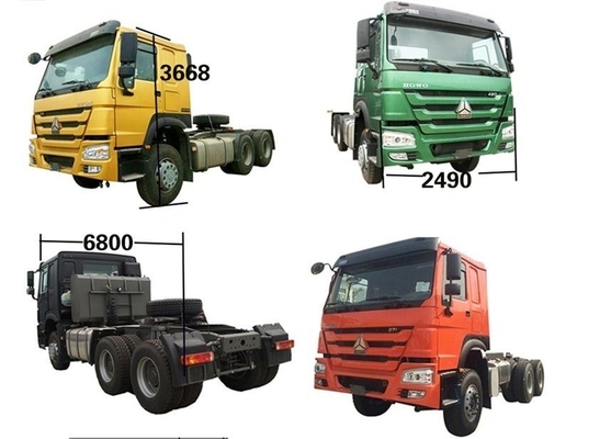 Diseño de neumáticos sin tubos Sinotruk HOWO 371 Camión cabeza Tractor camión de descarga con descuento