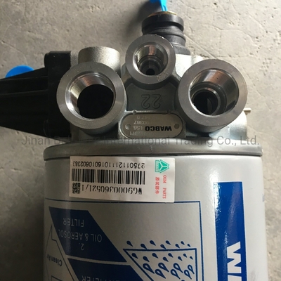 Certificación GS Sinotruk HOWO partes Hoka sistema de frenos de camión secador de aire WG9000360521