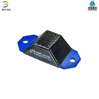 Sinotruk HOWO T5g Partes del chasis de suspensión de resorte Bloque de caucho WG9416520030 Fabricación