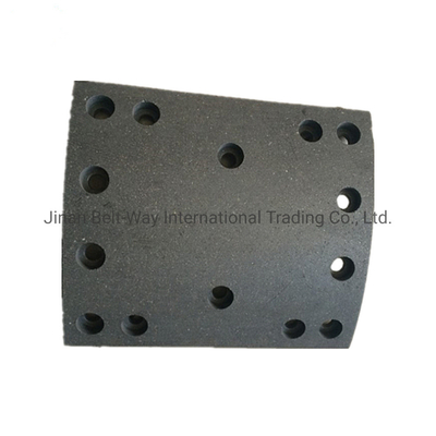 Revestimiento de frenos original Wg9231342069 para piezas de camiones de descarga HOWO en el mercado del sudeste asiático