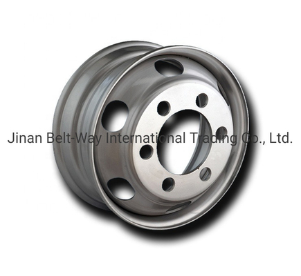 Rim de rueda de acero de carga pesada personalizado con certificación ISO9001 y diseño personalizado