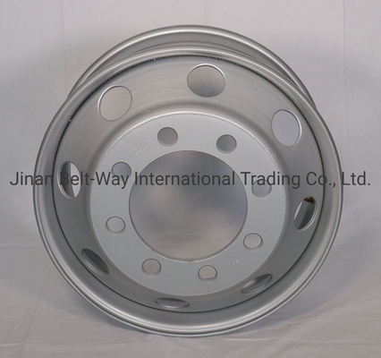 Rim de rueda de acero de carga pesada personalizado con certificación ISO9001 y diseño personalizado