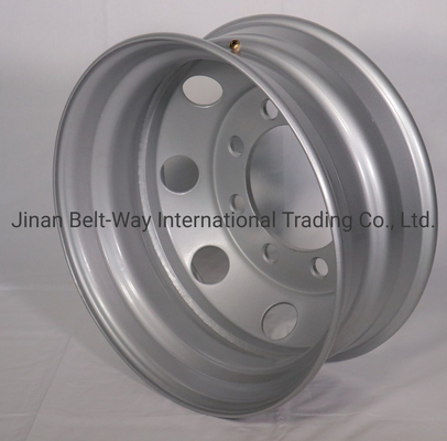 Rim de rueda de acero de carga pesada personalizado con certificación ISO9001 y diseño personalizado