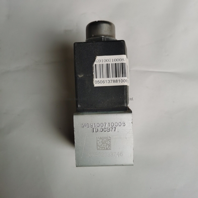 Wg9100710008 Número de pieza 100% de prueba Sinotruk estándar HOWO válvula solenoide doble enchufe