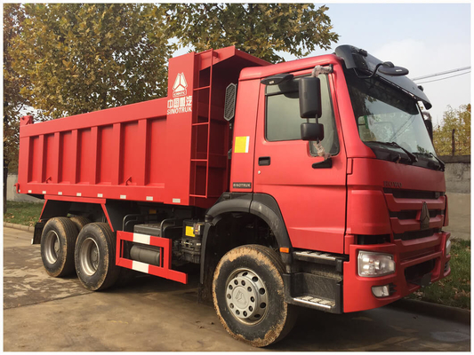 Sinotruk HOWO camión de 25 toneladas con dimensiones de 5800*2300*1500 y capacidad del motor&gt; 8L