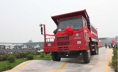 70 toneladas ZZ5707S3640AJ HOWO camión de descarga de minería con transmisión manual