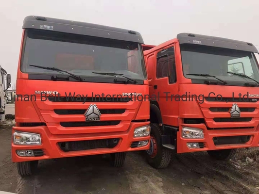 Capacidad de carga de 21-30 t Usado HOWO camión de descarga pesado estilo de elevación frontal 371HP 375HP