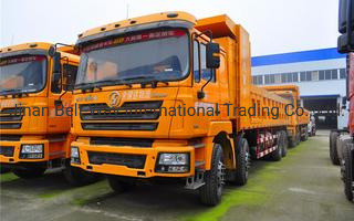 Camión de basura F3000 Shacman usado estable con motor Weichai 380HP y tipo de conducción 6 * 4