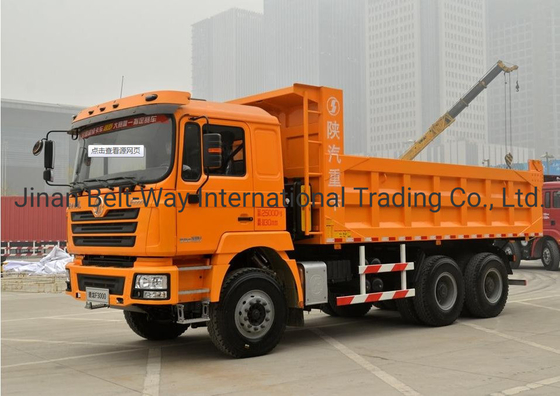 Camión de basura F3000 Shacman usado estable con motor Weichai 380HP y tipo de conducción 6 * 4