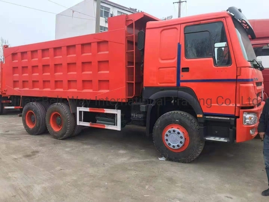 351-450hp HOWO 6X4 16 20 metros cúbicos camión de 10 ruedas con diseño de neumáticos sin tubos