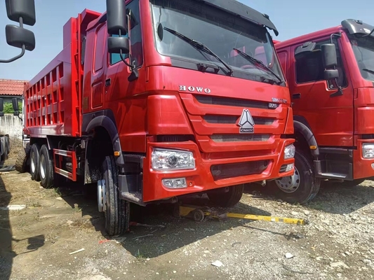 351-450 CV Sinotruk HOWO 336-380 CV camión de descarga con volante con capacidad del motor> 8L