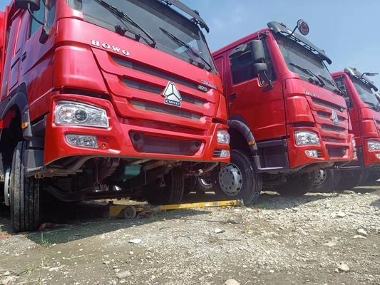 Diseño de neumáticos sin tubos Sinotruk HOWO 336-380HP Camiones de descarga con 351-450 caballos de fuerza