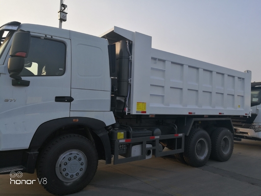 Diseño de neumáticos sin tubos Sinotruk HOWO 336-380HP Camiones de descarga con 351-450 caballos de fuerza