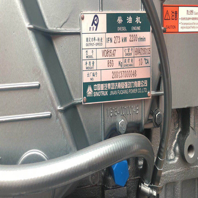 El motor HOWO de encendido eléctrico para camiones pesadoswd615.47 y listo para el envío