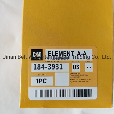 Cat Filtro de aceite hidráulico 184-3931 para camiones Piezas de repuesto Sistema de freno negro Piezas freno