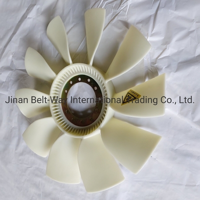 Parte del motor del camión Shacman Cuchilla del ventilador para el sistema de conducción del eje delantero