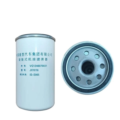 Elemento de filtro de aceite de motor Vg1246070031 para el motor estándar de las piezas de camión HOWO A7